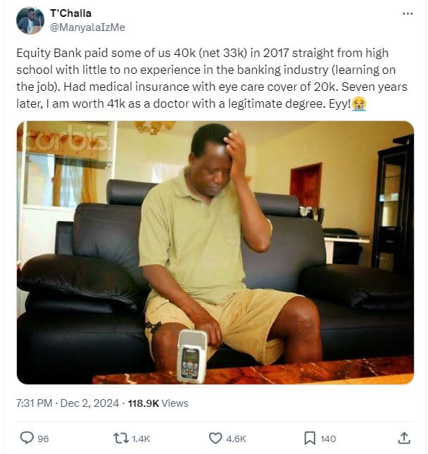 T'challa manyalaizme equity bank paid some of us 4ok net 33k in straight from hi