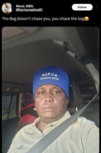 Mwai, mbs larlaeslaik follow the bag doesn't chase you, you chase the bag alpc.a