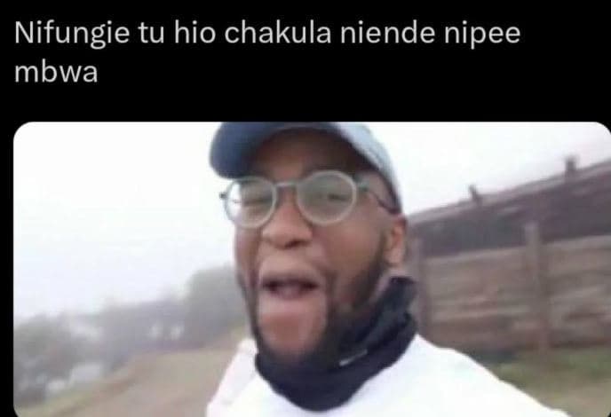 Nifungie tu hio chakula niende nipee mbwa