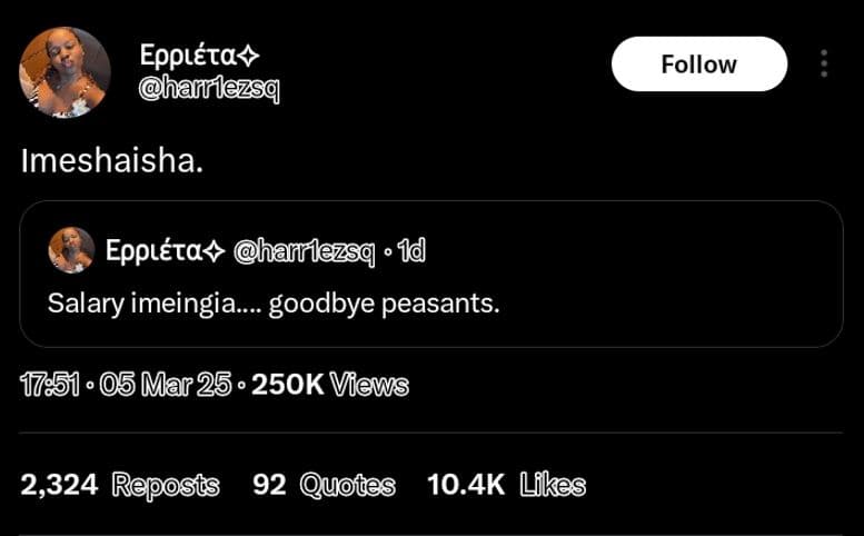 Eppléras hanrlezsq follow imeshaisha. eppléras harrílezsq ' 1d salary imeingia g