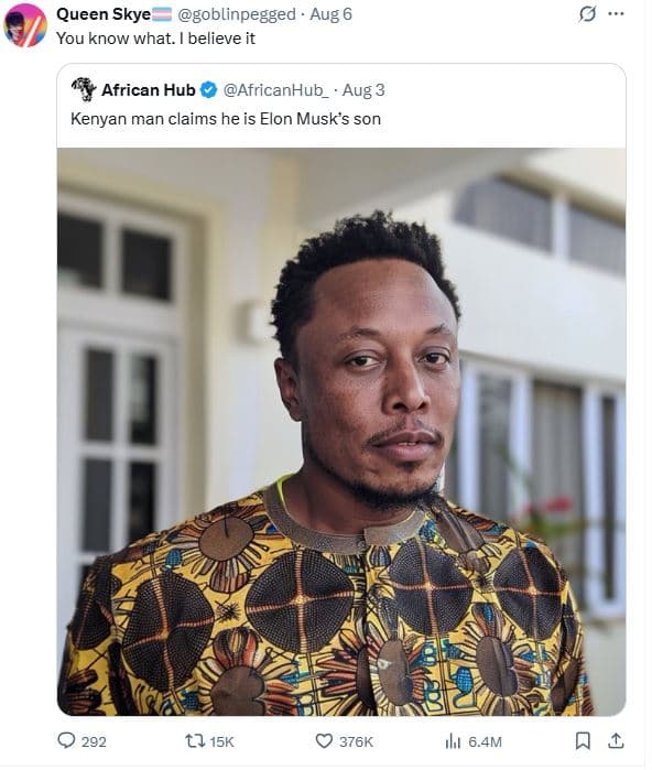 Queen skye goblinpegged . aug 6 you know what believe it african hub africanhub_