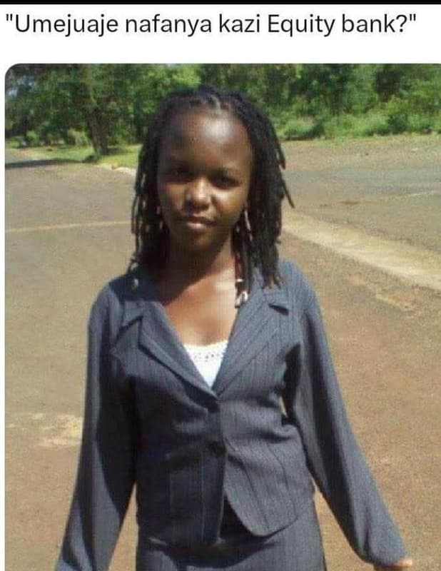 Umejuaje nafanya kazi equity bank?