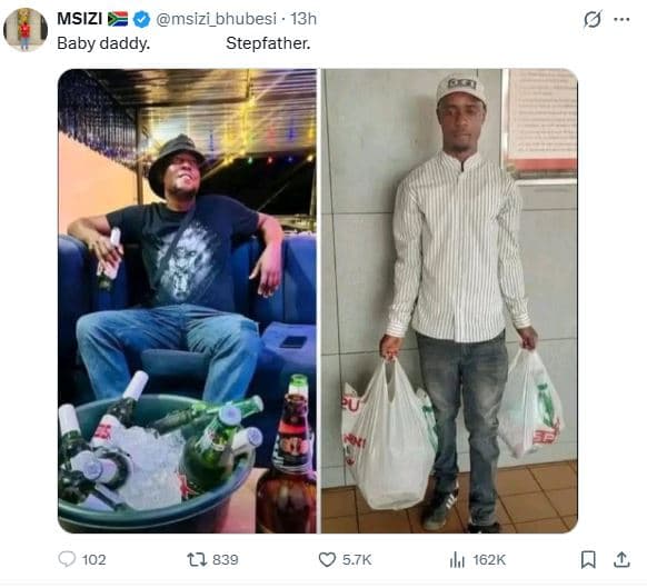 Msizi msizi_bhubesi 13h baby daddy. stepfather. 102 tl 839 0 5.7k ilu 162k