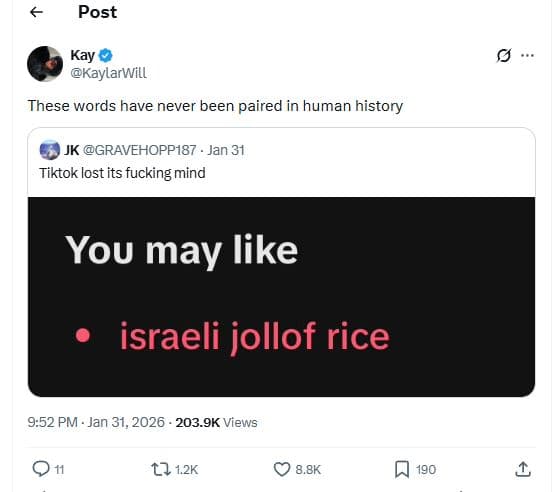 Post kay kaylarwill these words have never been paired in human history jk grave