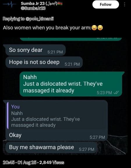 Sumba jr 23 u94 subali23 follow rapling polo_kfimani also women when you break y