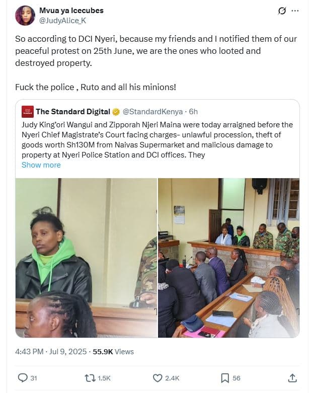 Mvua ya icecubes judyalice_k so according to dci nyeri, because my friends and n