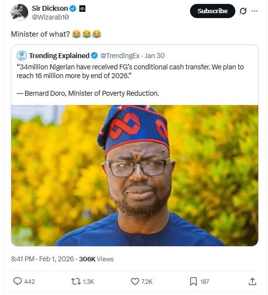 Sir dickson wizarab10 subscribe minister of what? 6 trending explained trendinge