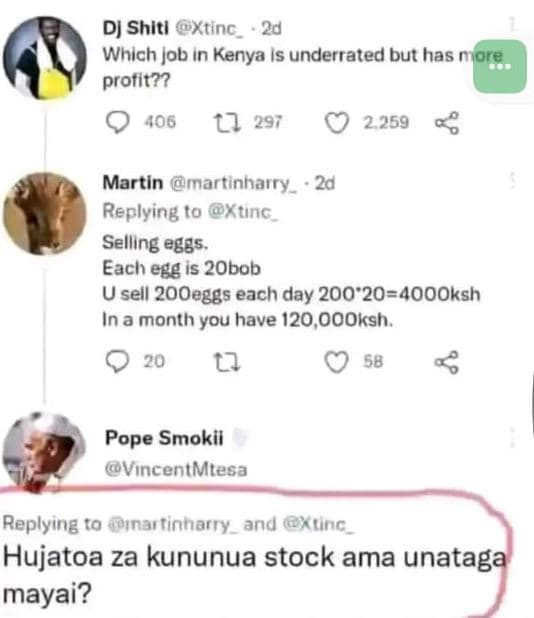 Dj shitl xtinc _ 2d which job in kenya is underrated but has iore protit?? 06 ll