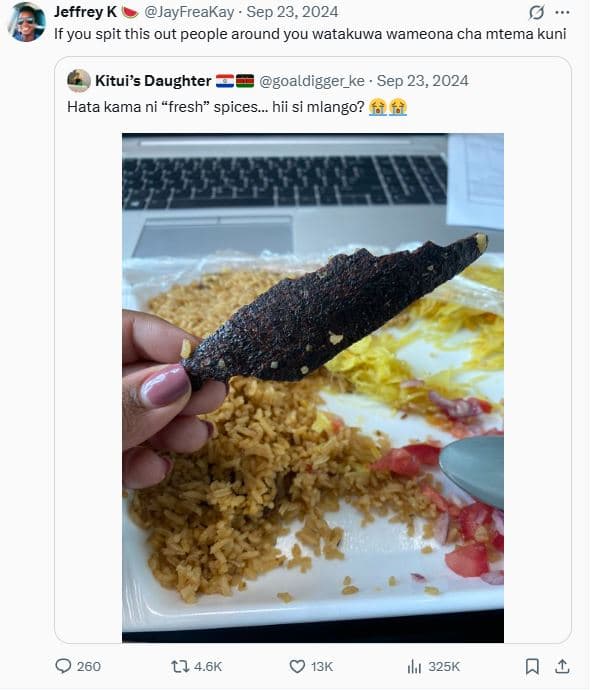 Jeffrey k jayfreakay sep 23, if you spit this out people around you watakuwa wam