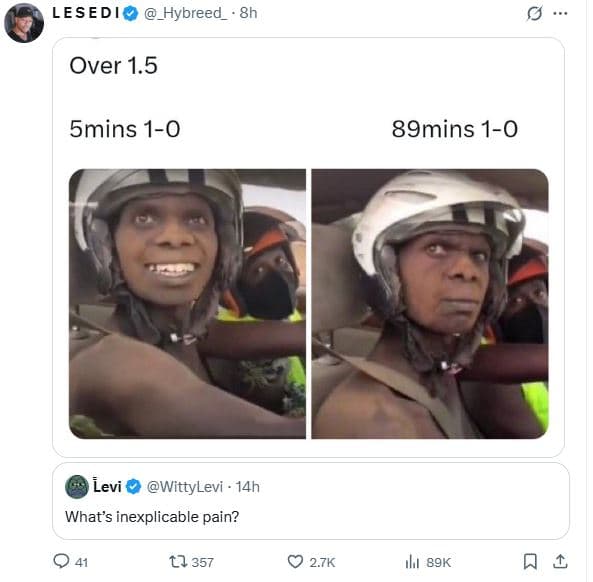 Lesedi _hybreed_ 8h over 1.5 5mins 10 89mins 10 levi wittylevi 14h whats inexpli