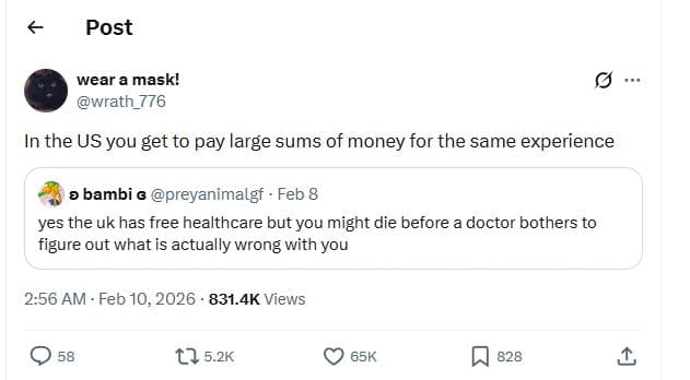 Post wear a mask! wrath_776 in the us you get to pay large sums of money for the