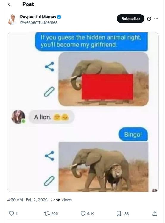 Post respectful memes respectfulmemes subscribe if you guess the hidden animal r