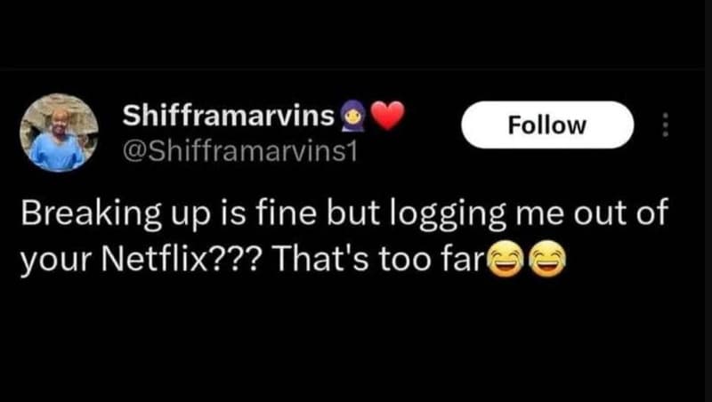 Shifframarvins shifframarvinsı follow breaking up is fine but logging me out of