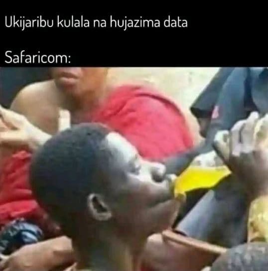 Ukijaribu kulala na hujazima data safaricom