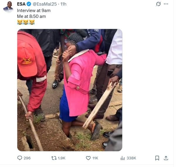 Esa esamal25 míh interview at 9am me at 8.50 am 222 296 ll 19k 11k ill 338k