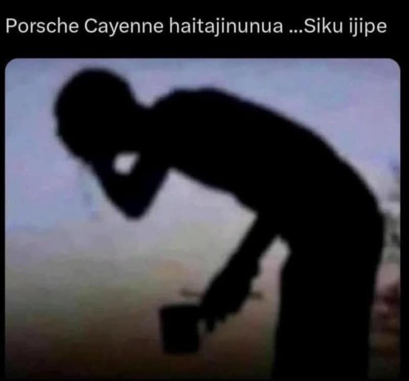 Porsche cayenne haitajinunua siku ijipe