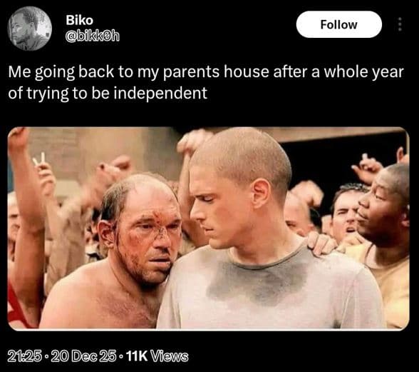 Biko bikkoh follow me going back to my parents house after a whole year of tryin