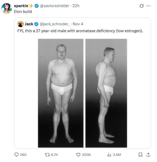 Sparkle elon build saviorsshelter 22h jack jack_schroder_ nov 4 fyi this a 27 ye