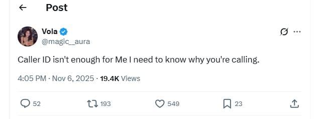 Post vola magic_aura caller id isn't enough for me need to know why you're calli