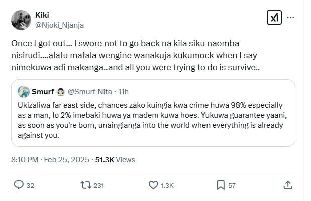 Kiki njoki_njanja once l got out _ swore not to go back na kila siku naomba nisi