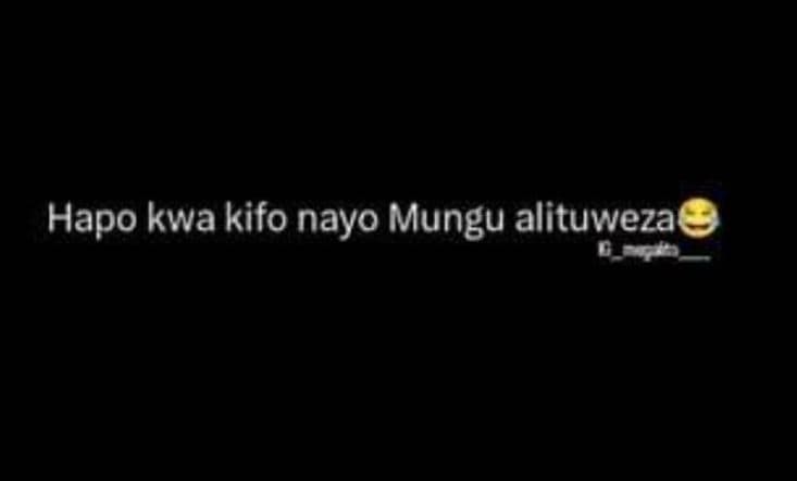 Hapo kwa kifo nayo mungu alituweza