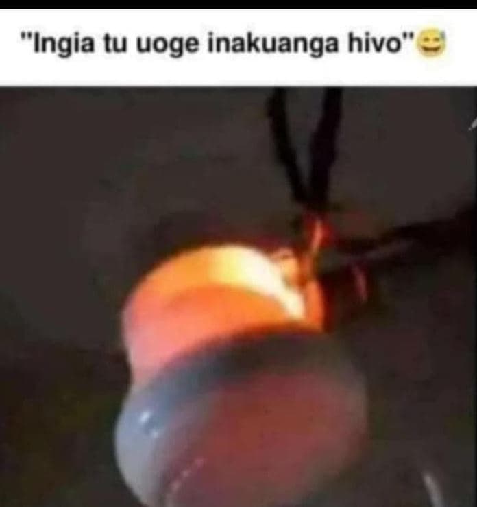 Ingia tu uoge inakuanga hivo