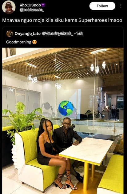 Whotfsbob bo9uneets follow mnavaa nguo moja kila siku kama superheroes imaoo ony