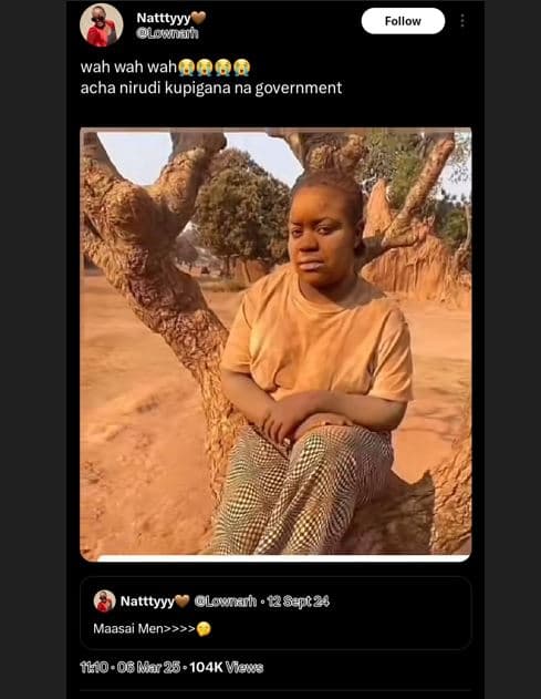 Natttyyy glosualh follow wah wah wah00pe acha nirudi kupigana na government natt