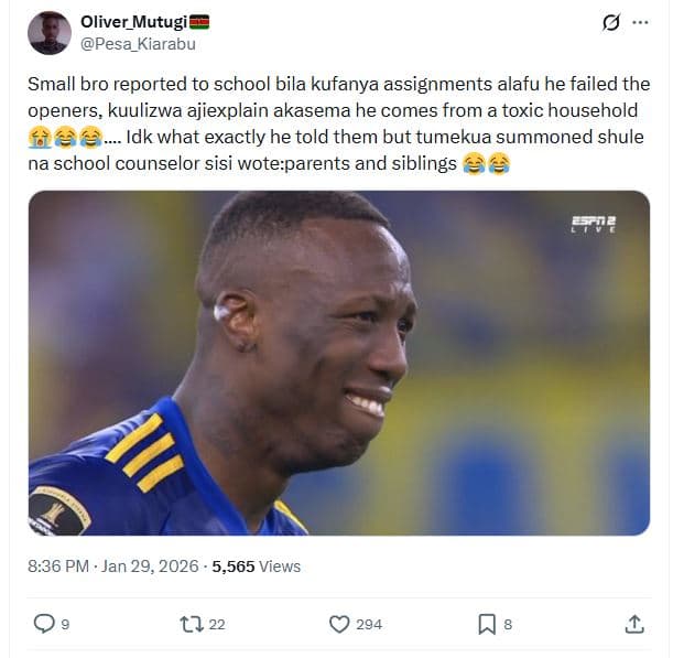 Oliver_mutugi pesa_kiarabu small bro reported to school bila kufanya assignments