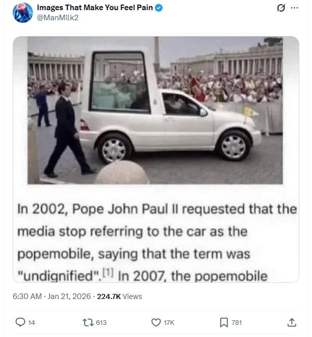 Images that make you feel pain manmilk2 in , pope john paul il requested that th