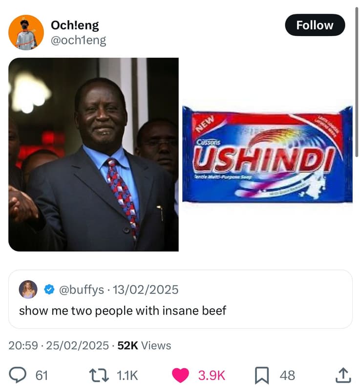 Ochleng ochleng follow new g ushindi buffys . 1302 show me two people with insan