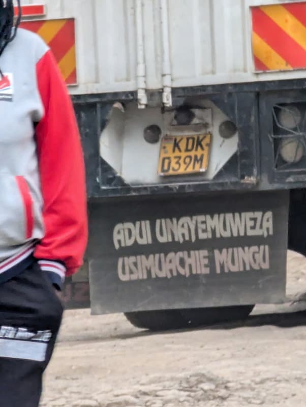 adui unayemuweza usimwachie mungu