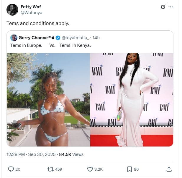 Fetty waf wafunya tems and conditions apply. gerry chancetu loyalmafia 14h tems