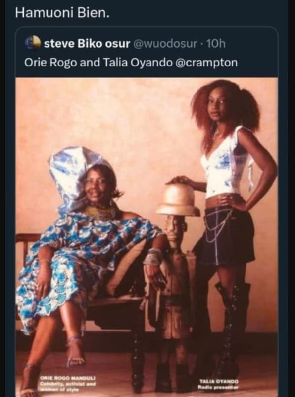 Hamuoni bien. steve biko osur wuodosur 1oh orie rogo and talia oyando crampton c