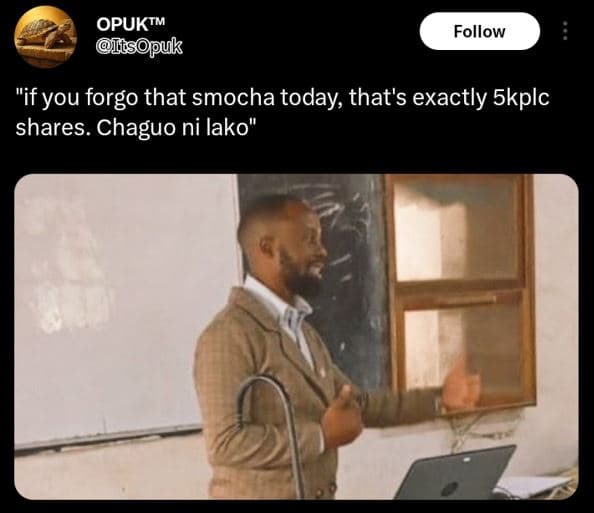 Opuktm ispuk follow ifyou forgo that smocha today that's exactly s5kplc shares.