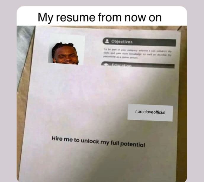 My resume from now on oblectlvas nurseloveolficial hire me to unlock my full 'po