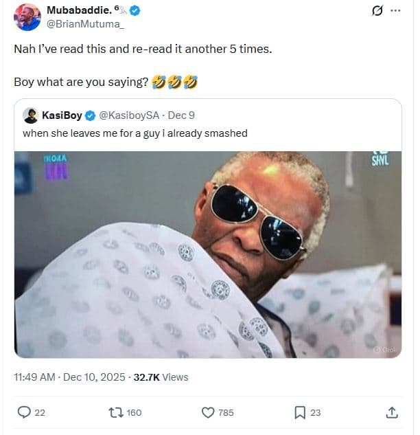 Mubabaddie_ brianmutuma nah ve read this and reread it another 5 times boy what