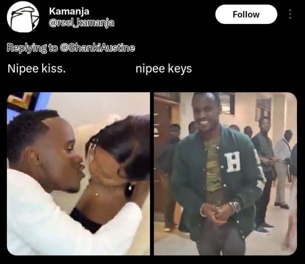 Kamanja elkamanja follow replyfng shankiaustne nipee kiss. nipee keys 1