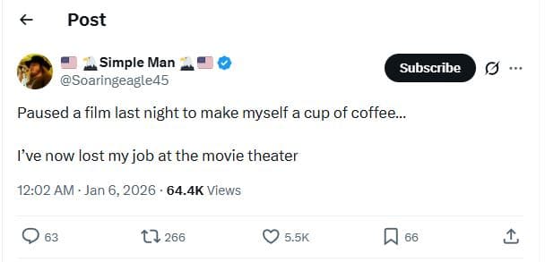 Post simple man soaringeagle45 subscribe paused a film last night to make myself