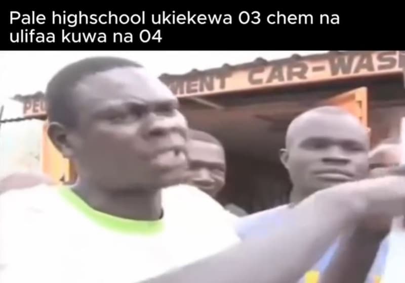 Pale highschool ukiekewa 03 chem na ulifaa kuwa na 04 carfae m