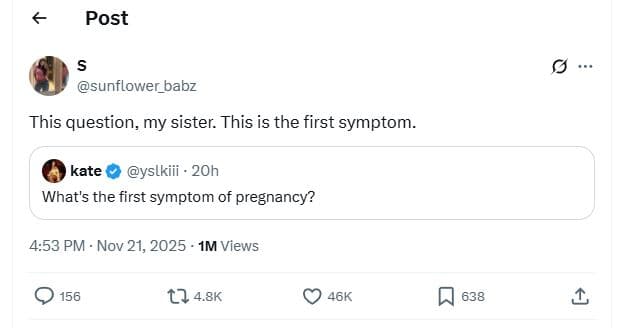 Post sunflower_babz this question my sister. this is the first symptom. kate ysl