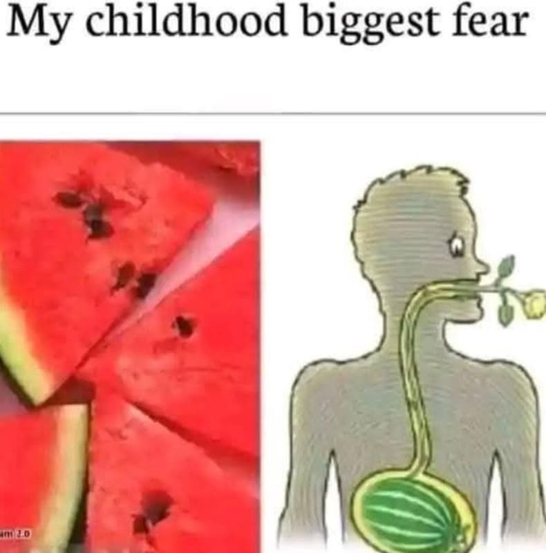 My childhood biggest fear ji ! 0