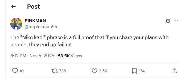 Post pinkman mrpinkman55 the niko kadi phrase is a full proof that if you share