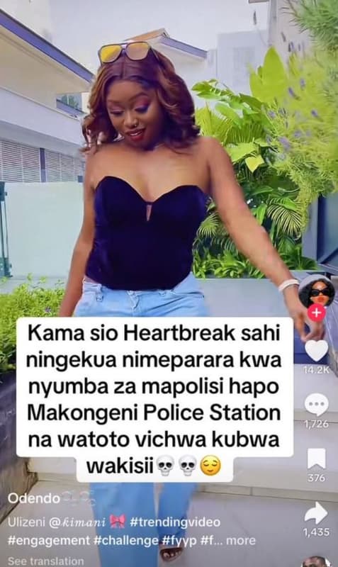 Kama sio heartbreak sahi ningekua nimeparara kwa l2k nyumba za mapolisi hapo mak