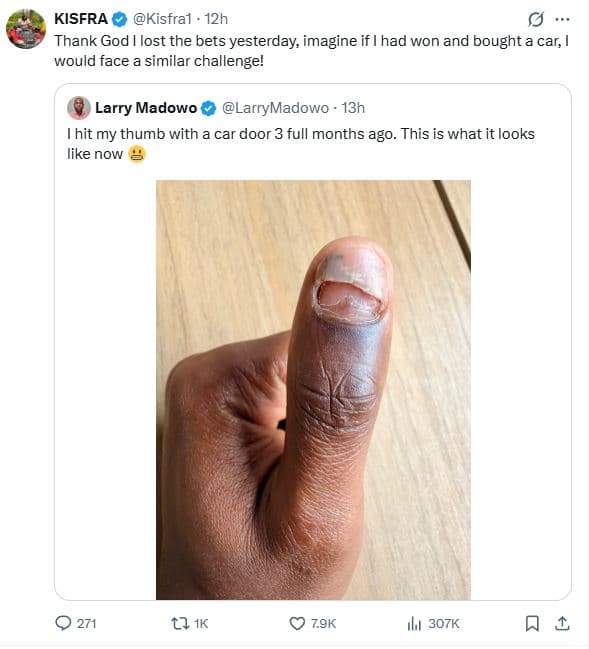 Kisfra kisfral 12h thank god lost the bets yesterday imagine if had won and boug