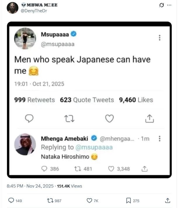 Mbwa mzee denythedr msupaaaa msupaaaa men who speak japanese can have me 19.01 o