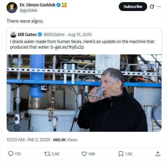 Dr. simon goddek goddek subscribe there were signs bill gates billgates aug 13,