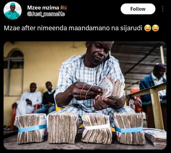 Mzee mzima just_memeke follow mzae after nimeenda maandamano na sijarudi