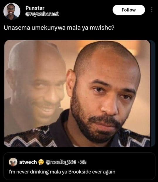 Punstar ywahomag follow unasema umekunywa mala ya mwisho? atwech selle254 2h im