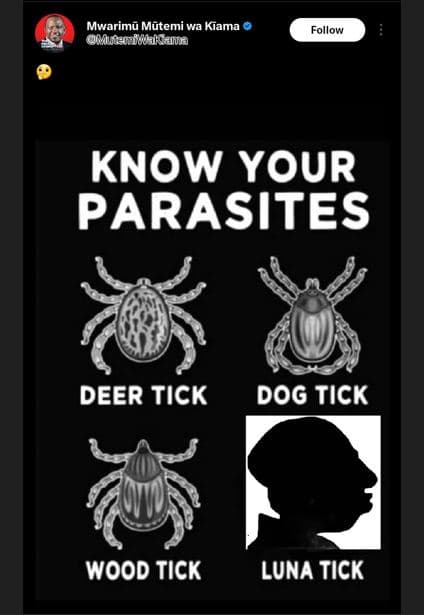 Mwarimu mutemi wa kiama gmuceniuuaka follow know your parasites deer tick dog ti